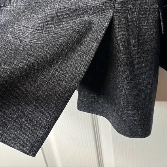 Jos. A Bank Sz 40 R W Gray Wool Two ButtonBlazer Sport Coat Suit Jacket